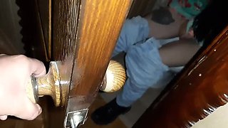 Spying on My Stepsister Moaning and Masturbating in the Toilet