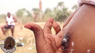 Horny, African Guy Is Fucking His Neighbors Insatiable