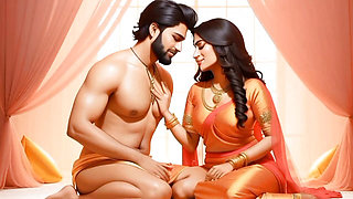 indian Couple gets Horny Watching Porn Together and rough sex