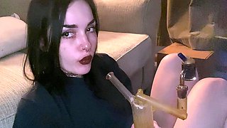 Beautiful brunette in sexy solo fingering masturbation 2 wmv