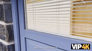 Olivia Sparkle gets her long hair braided & fucked hard by Steve Q