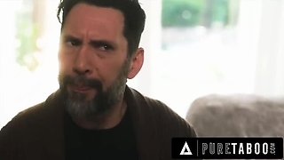 Stressed Avery Jane Gets Double Penetrated By Creepy Neighbor's Big Dick - Rough Anal & Secret Fucking