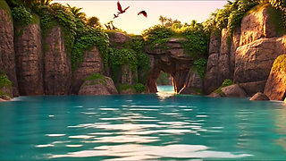 Sensual Pirate Adventure: Building the Tropical Hideout (Created by AI)