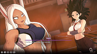 Two Super Saiyan Girls Vs Ultra Instinct Guy