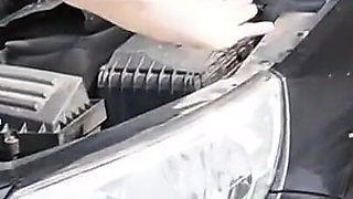 Stranded Car Breakdown - Hot Mechanic Fucks Me Hard Roadside!