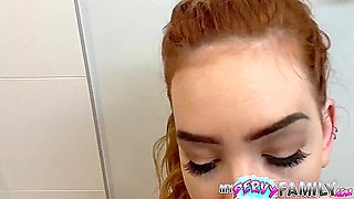 Ginger Stepsister With Huge Tits Likes It Rough