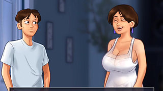 STEPMOM CAUGHT ME BANGING HER FRIEND - Summertime Saga