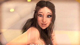 MissKitty2K's 3D animated cosplay fun - my girlfriend bounces on my manhood