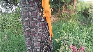 Desi Indian Village Girl Hard Fucked Outdoor in Forest - Anal Blowjob Doggy Style