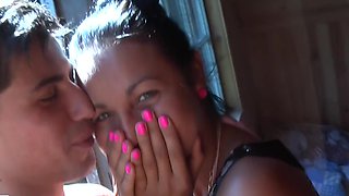 Get ready for a super hot homevideo with a young couple in love