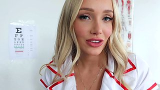 Solo masturbation of a beautiful amateur blonde