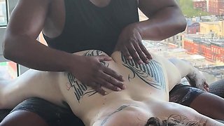 Alannah Amateur Brunette Massages her pussy with a vibrator