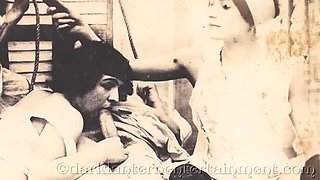 My Secret Life: Hairy Victorian Threesome & Double Penetration Fuck