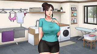 House Chores - Part 31 Sex With Step MILF In The Laundry Room! By LoveSkySan