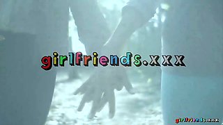 First ever time on a sex set and in front of a webcam full gig - girlfriends porn