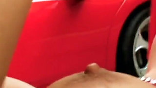 Veronica Rayne with huge tits has fun with Jan Scott and David Perry's two big cocks