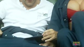 Big Tits MILF Mechanic Michelle Thorne Gets a Hardcore Parking Lot Shag to Relax