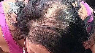 She Wet N Ready in the Back Seat She Quieves N Squirts