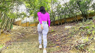 Colombian model Jenifer Play gets hard anal fuck from personal trainer in HD video