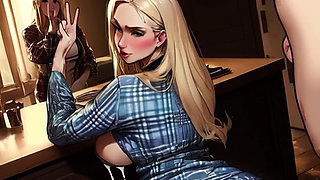 Check out Spicy Toons: My Blonde Stepdaughter The Cocktease