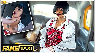 Super Sexy French Student Seduces Taxi Driver For A Free Ride