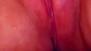 Real pulsating woman orgasm