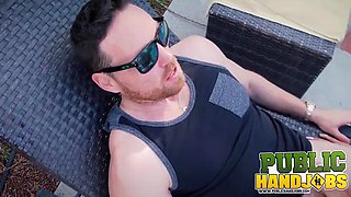 Romeo Price Titty Fucks Bikini August Taylor Poolside
