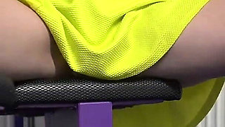Gym POV - Trainer Fucks My Hairy Pussy After Workout