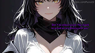 Blake and Yang from RWBY decided to shape a perfect kitten (Femdom JOI)