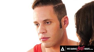 Glamour miss at threesome clip