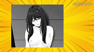 My best friend's asshole sucks my cock - comic