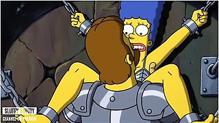 Married Slut Marge Simpson Fucks With Everyone Except Her Cuckold Husband. Compilation Hot Adult Cartoons