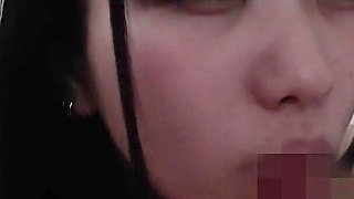 Pierced Tease. Her Tongue Adds a Wicked Twist