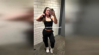 18yo Slut Virgin Fucked Raw Live Gym Fail