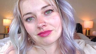 Blonde teen Sierras first erotic masturbation video