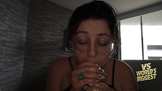 Nerdy College Sluts Holes Dominated Shaking Orgasm Squirts 6 Times Huge Thick Dick Creampie