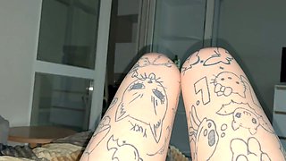 Schoolgirl, sole, feet