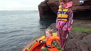 Two Girls One Dinghy: Tight Rubber & Pvc Rainwear