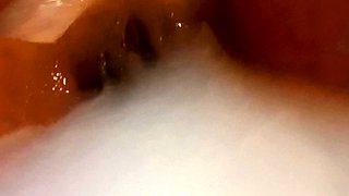 Amateur solo jock jerks his throbbing cock