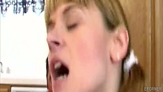 Tempting teen beauty mind-blowing retro video