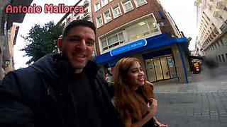 Street Pick-Up: Submissive Latina Teen's Hardcore Public Encounter with Big-Dicked Antonio