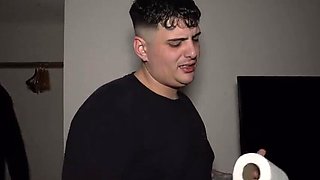 Double Blowjob with Keila and Steff: Creampie and Cum Swallow in Hot Threesome