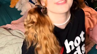 Amazing blonde german webcam milf high heel masturbation