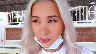Emo teen on solo webcam masturbation