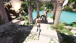 Horny Lara Croft 3D Hentai: Riding a Huge Statue Cock to Unlock the Tomb Door - First Time Anal & Cowgirl Sex