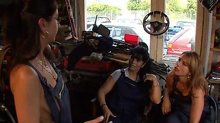 Sexy Susi Office Threesome Fuck with Big Tits and Blowjob