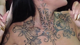 Hot and Busty Chicks Getting Sprayed with Cum Equally