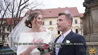 Hunt4k. nice teen bride gets banged for money in front of her groom