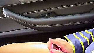 Stewardess Squirt with Uber Cock in Her Ass!