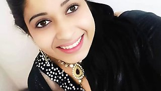 Hot Bhabhi grabbed Devar thick cock and got fucked in sexy black saree (Hindi Audio)